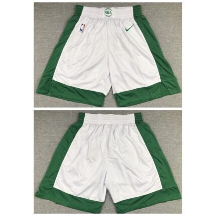 Men's Boston Celtics White Shorts (Run Small)