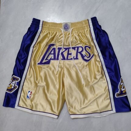Los Angeles Lakers Yellow Shorts