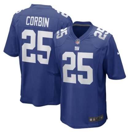 Jashaun Corbin New York Giants Nike Game Jersey - Royal