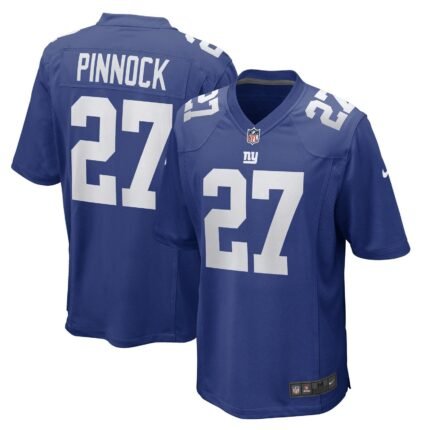 Jason Pinnock New York Giants Nike Game Jersey - Royal
