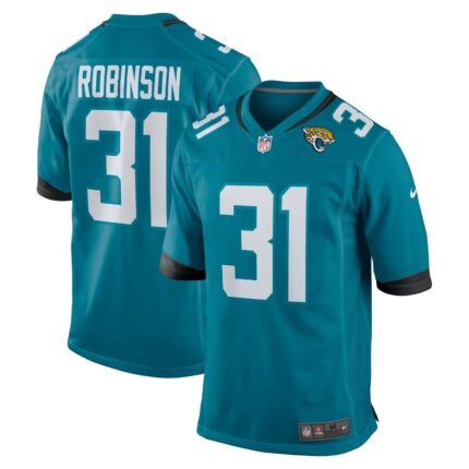 Keilan Robinson Jacksonville Jaguars Nike Team Game Jersey - Teal