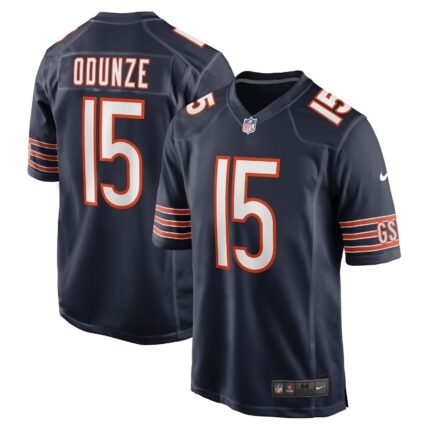 Rome Odunze Chicago Bears Nike 2024 NFL Draft First Round Pick Game Jersey - Navy