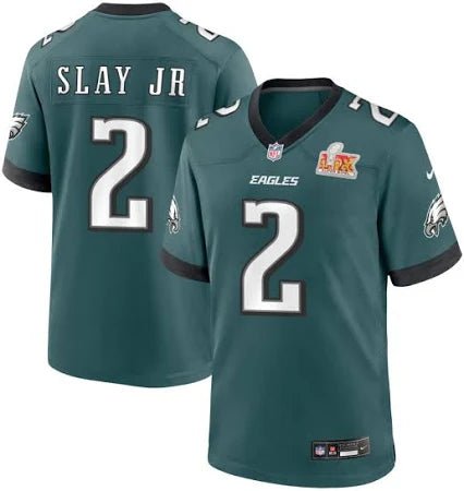 Darius Slay Jr Men's Nike Midnight Green Philadelphia Eagles Super Bowl LIX Game Jersey